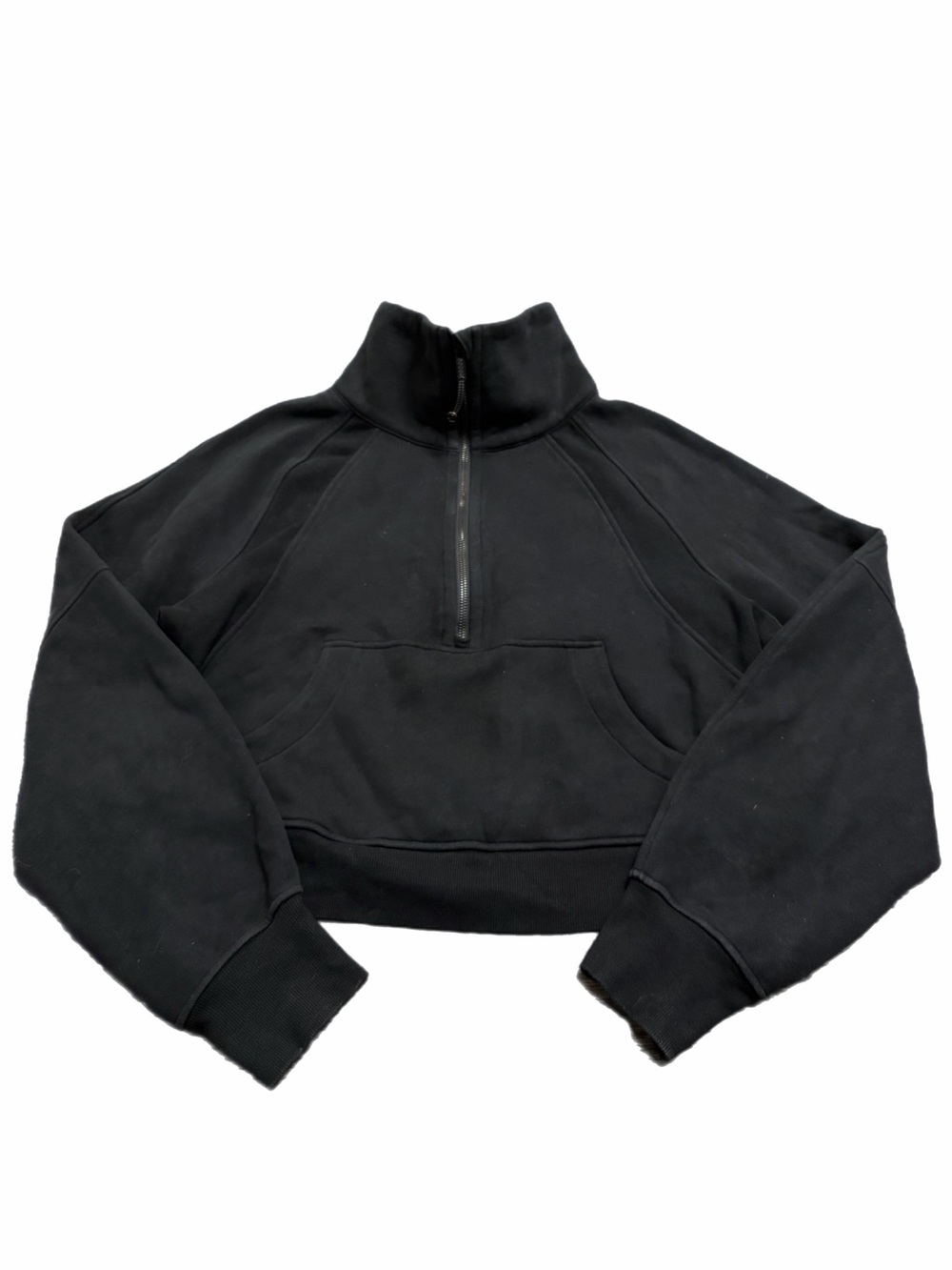 Lululemon Scuba Oversized Funnel Neck Half Zip (Black) Size M/L